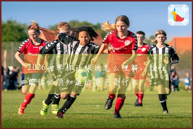 2026世界杯让球该怎么理解,投注前你必须知道的要点是什么
